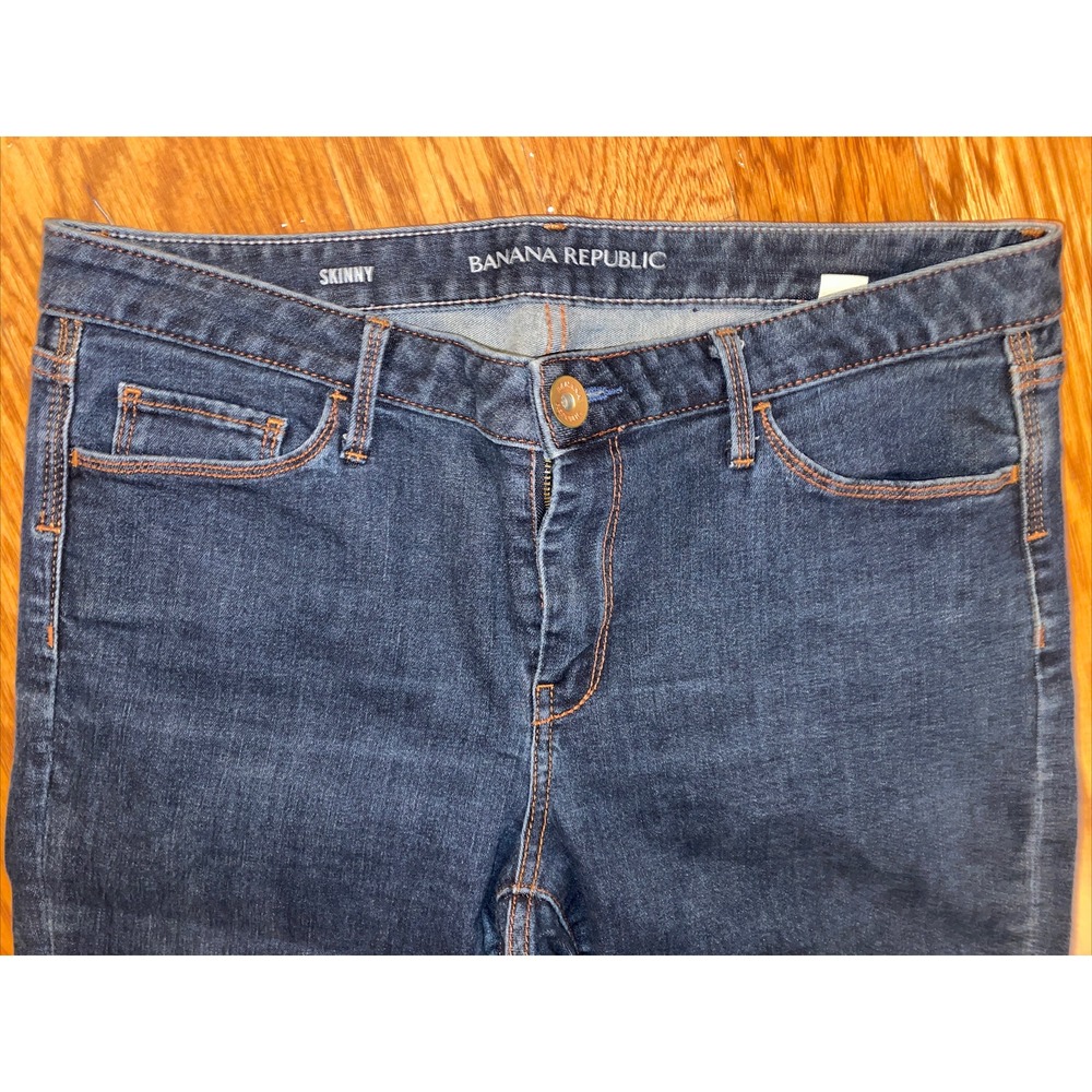 Banana Republic Women's Skinny‎ Jeans Size 30 Dark Blue